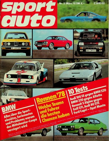 Deckblatt Sport Auto (03/1978)
